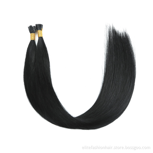 Raw Human I Tip Extensions Brazilian Virgin Cuticle Aligned 100% Human Remy Hair I Tip Double Drawn Hair Extensions